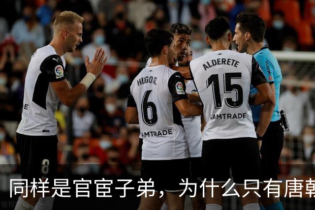 同样是官宦子弟，为什么只有唐朝的官宦子弟很上进呢？
